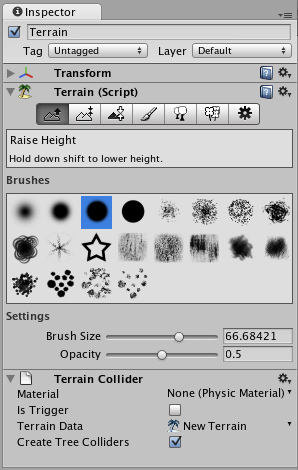 Unity3D基础教程2-7:地形引擎指南(Terrain Engine Guide)