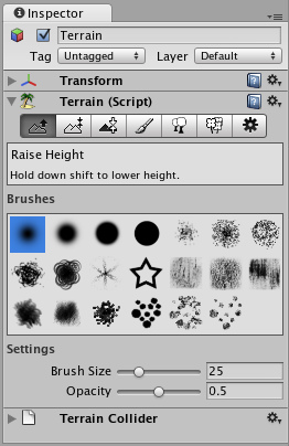 Unity3D基础教程2-7:地形引擎指南(Terrain Engine Guide)