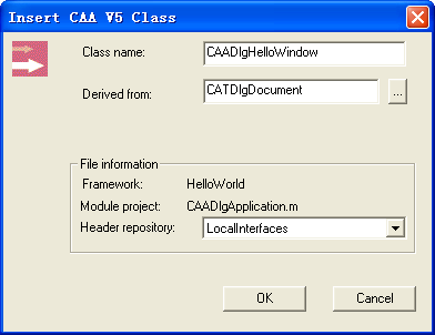 CAA对话框程序的详细流程